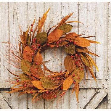 Fall Magnolia, Pine, & Podka Wreath, 24